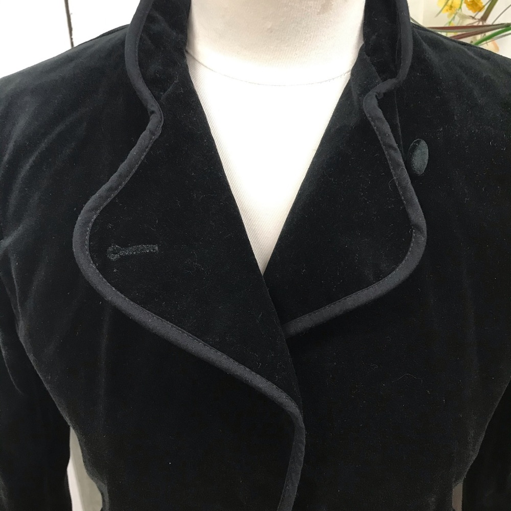 Gap Faux Velvet Long Sleeve Jacket 0